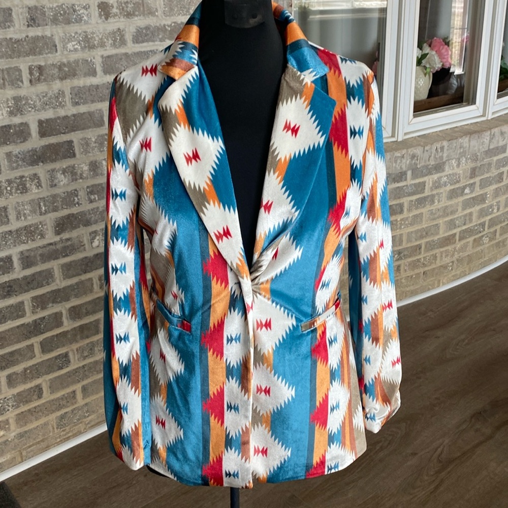 Western Aztec Blazer